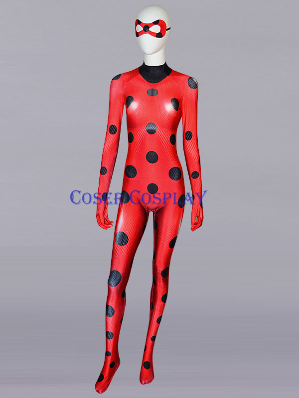 2019 Miraculous Ladybug Marinette Sexy Halloween Costume 0806